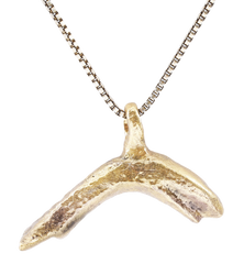 ROMAN GILT DOLPHIN PENDANT NECKLACE C.100-300 AD - Fagan Arms