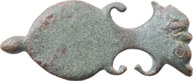 ROMAN LEGIONARY’S SWORD BELT TERMINAL, LATE 3RD CENTURY-EARLY 4TH CENTURY AD