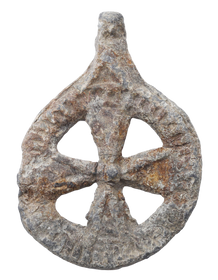 ENGLISH CHRISTIAN PILGRIM’S BADGE, 14TH-15TH CENTURY AD