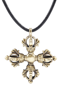 TIBETAN VAJRA NECKLACE 20TH CENTURY