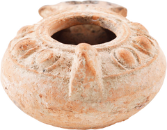 ROMAN OIL LAMP TIME OF CHRIST, 37BC-50AD