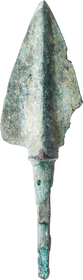 EUROPEAN BRONZE ARROWHEAD, LATE BRONZE AGE, C.1200-800 BC