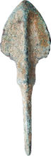 EUROPEAN BRONZE ARROWHEAD, LATE BRONZE AGE C.1200-800 BC