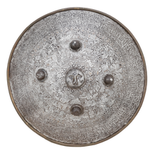 18TH CENTURY INDO-PERSIAN IRON SHIELD THAME PARK ARMORY