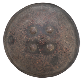 INDIAN HORSEMAN’S HIDE SHIELD, THAME PARK ARMORY