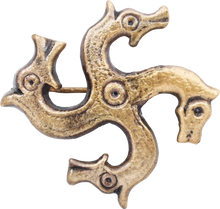 ROMAN HORSE HEAD “SUN” BROOCH C.175-300 AD