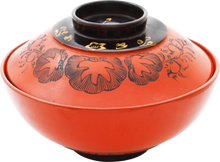 JAPANESE LACQUERED COVERED BOWL MEIJI PERIOD, 1867-1912