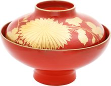 FINE JAPANESE LACQUERED COVERED BOWL, 19TH CENTURY