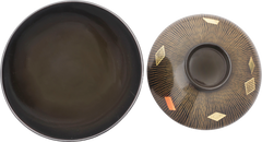 JAPANESE LACQUERED COVERED BOWL, 19TH-20TH CENTURY - Fagan Arms