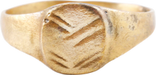 MEDIEVAL WOMAN’S RING, 8TH-10TH CENTURY, SIZE 8 1/2