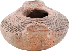 ROMAN TERRACOTTA OIL LAMP, C.100-350 AD - Fagan Arms