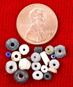 VIKING STONE BEADS, 8TH-11TH CENTURY AD