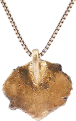 RARE ANCIENT VIKING HEART PENDANT NECKLACE, C.850-1050 AD - Fagan Arms