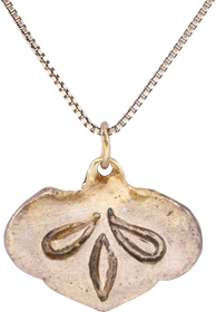 VIKING HEART PENDANT NECKLACE, C.950-1050 AD