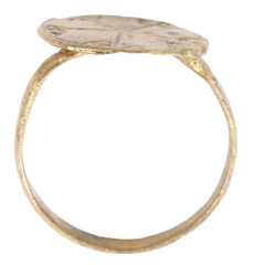 BYZANTINE CHRISTIAN RING 500-800 AD, SIZE 10 - Fagan Arms