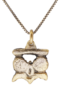 NOBLE LADY’S HERALDIC/ARMORIAL PENDANT NECKLACE C.1400-1600