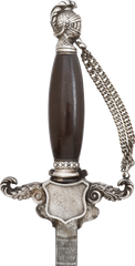 FINE SILVER MOUNTED KNIGHTS TEMPLAR SWORD BY FAMED MAKER AMES MFG. CO - Fagan Arms