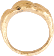 FINE VIKING WARRIOR’S ROPED OR TWIST RING, C.866-1067 AD, SIZE 11