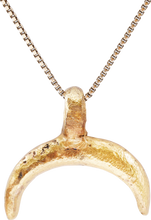 VIKING LUNAR PENDANT NECKLACE, C.900-1000 AD