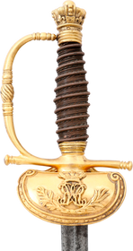 BRITISH COURT SWORD FOR A MEMBER OF THE ROYAL HOUSEHOLD, 1830-37