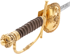 BRITISH COURT SWORD FOR A MEMBER OF THE ROYAL HOUSEHOLD, 1830-37 - Fagan Arms