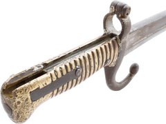 FRENCH MODEL 1866 "CHASSEPOT" YATAGHAN SWORD BAYONET - Fagan Arms