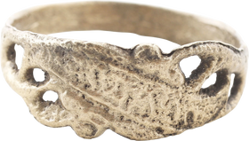 EASTERN EUROPEAN WEDDING RING 19TH CENTURY, SIZE 9 ¼