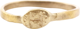 ROMAN CHRISTIAN’S RING 1ST-2ND CENTURY AD, SIZE 7 ¼