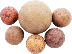 REVOLUTIONARY WAR CLAY MARBLES