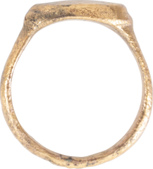 ROMAN SIGNET RING, 100-450 AD, SIZE 7 ¾ - Fagan Arms