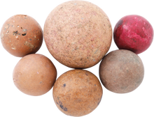 REVOLUTIONARY WAR CLAY MARBLES