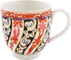 ENGLISH WORCESTER TEA CUP AND SAUCER, C.1770-75 - Fagan Arms