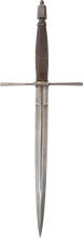 GOOD ANTIQUE OR VINTAGE GERMAN LEFT HAND DAGGER OF 1580-1600