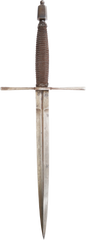 GOOD ANTIQUE OR VINTAGE GERMAN LEFT HAND DAGGER OF 1580-1600 - Fagan Arms