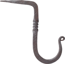 COLONIAL AMERICAN WALL HOOK, C.1700-50