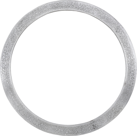 INDIAN (SIKH) WATERED STEEL THROWING RING CHAKRAM