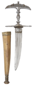 RARE INDOPERSIAN (HUNDU KUSH) DAGGER JAMDAR KATARI