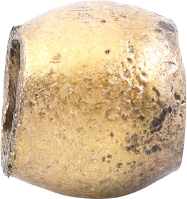 VIKING GILT BRONZE BEAD, 866-1067 AD