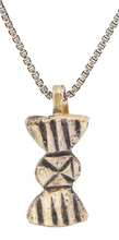 ROMAN LEGIONARY’S SWORD BELT MOUNT NECKLACE, MID-LATE 4TH CENTURY AD