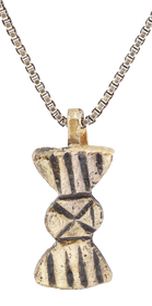 ROMAN LEGIONARY’S SWORD BELT MOUNT NECKLACE, MID-LATE 4TH CENTURY AD