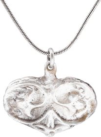 ANCIENT VIKING HEART PENDANT NECKLACE, 866-1067 AD