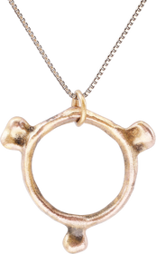 CELTIC PROSPERITY RING NECKLACE, C.300-100 BC