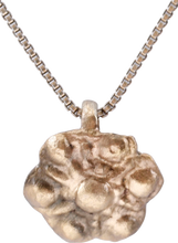 MEDIEVAL WHEEL OF FORTUNE AMULET NECKLACE, 5TH-7TH CENTURY