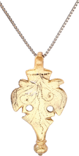 MEDIEVAL FRENCH WOMAN'S PENDANT NECKLACE, C.1400-1600