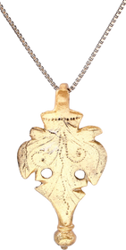 MEDIEVAL FRENCH WOMAN'S PENDANT NECKLACE, C.1400-1600