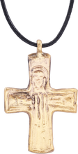 FINE BYZANTINE RELIQUARY CROSS, 5th-8th CENTURY AD