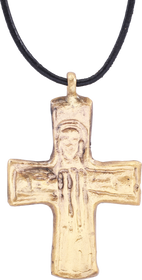 FINE BYZANTINE RELIQUARY CROSS, 5th-8th CENTURY AD