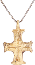 MEDIEVAL EUROPEAN PILGRIM'S RELIQUARY CROSS, 8th-12th CENTURY