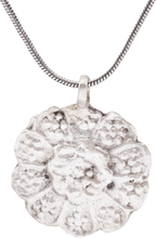 ROMAN WHEEL OF FORTUNE AMULET NECKLACE, 3rd-6th CENTURY AD