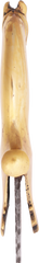 INDOPERSIAN HORSE HEAD SHAMSHIR WITH FLAMBERGE BLADE, 18th-19th CENTURY - Fagan Arms